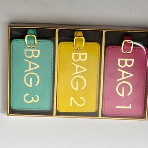 Eccolo WOrld Traveller Luggage Gift Set Accessories  Three Pack